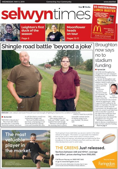 Selwyn Times: May 08, 2019