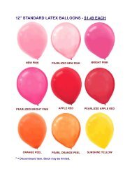 Party Fair Tigard Balloon Catalog