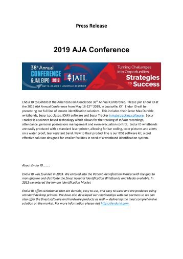 2019 AJA Conference