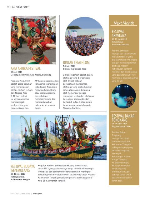 SRIWIJAYA MAGAZINE MEI 2019