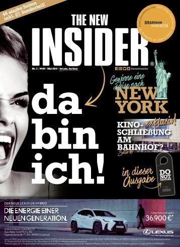 THE NEW INSIDER  No. I 