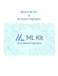 What is ML KIT & its features - by 9series Solutions