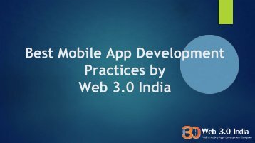 Web & Mobile Apps Development Company in UK, Canada & India | Web 3.0 India