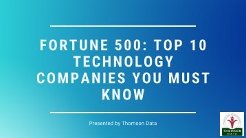 Fortune 500: Top 10 Technology Companies You Must Know