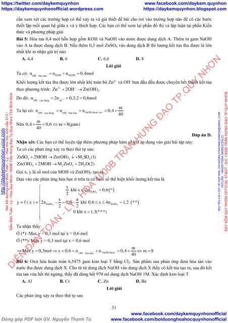 10 Chủ đề Công Phá các loại Bài Tập môn Hóa Học lớp 10, 11, 12 - Tập 1 (Phiên bản 2019)