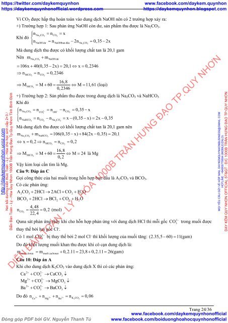 10 Chủ đề Công Phá các loại Bài Tập môn Hóa Học lớp 10, 11, 12 - Tập 1 (Phiên bản 2019)