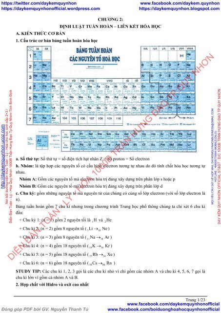 10 Chủ đề Công Phá các loại Bài Tập môn Hóa Học lớp 10, 11, 12 - Tập 1 (Phiên bản 2019)