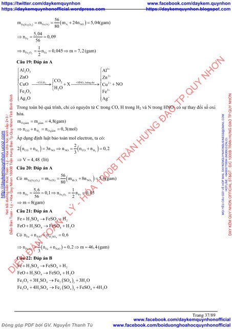 10 Chủ đề Công Phá các loại Bài Tập môn Hóa Học lớp 10, 11, 12 - Tập 1 (Phiên bản 2019)