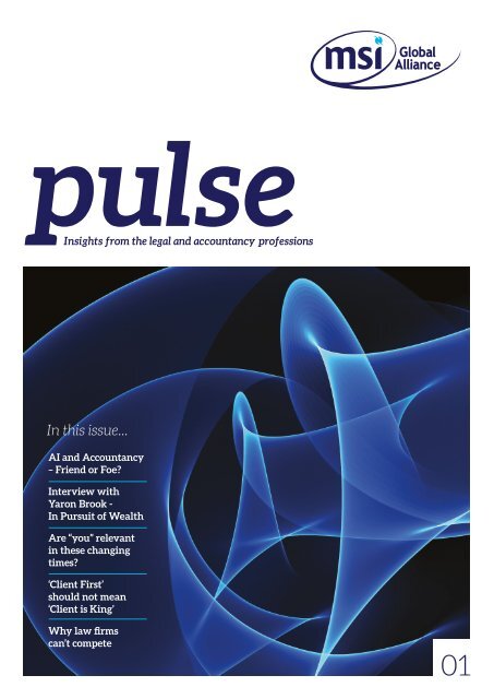 MSI Pulse: Insights from the legal and accountancy professions (Edition 1)