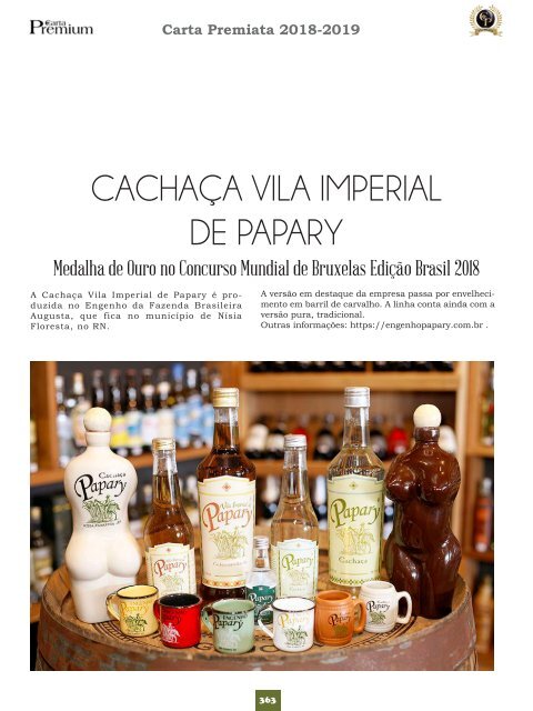 Revista Carta Premium Web  Edição 9 - Edição Especial Premiata 2018-2019