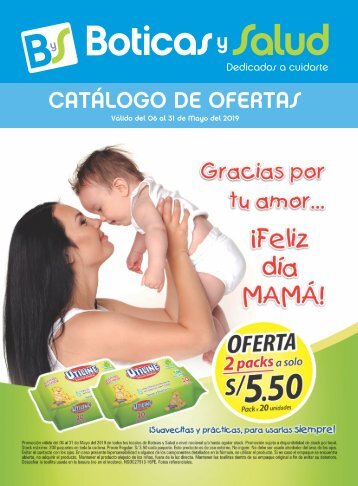 CATÁLOGO DE OFERTAS - BOTICAS Y SALUD  MAYO 2019