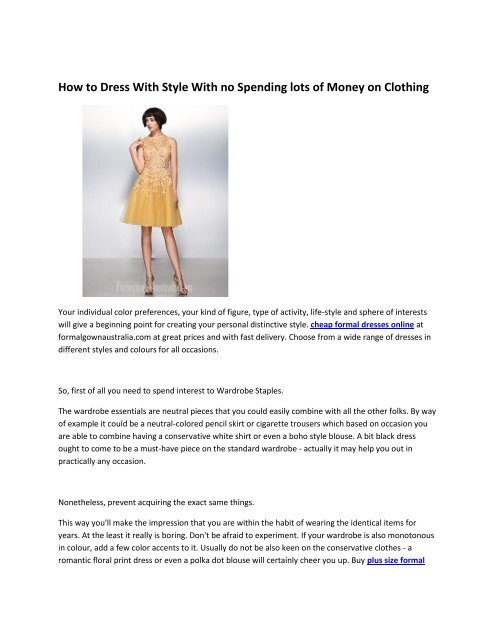 cheap after 5 dresses