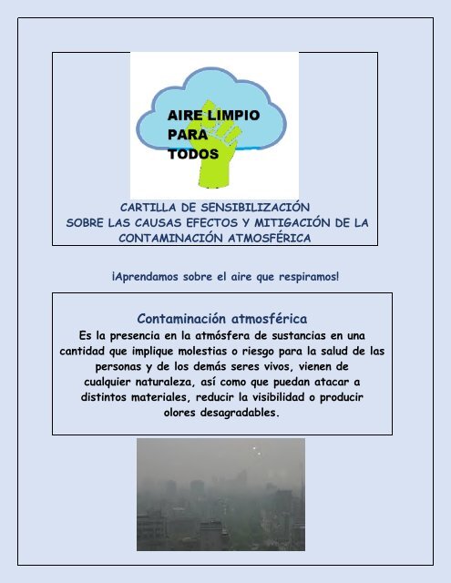 Prevencion De La Contaminacion Atmosferica Blog Didactico Nbkomputer