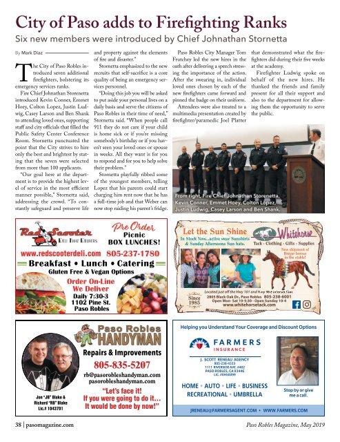 2019 May Paso Robles Magazine