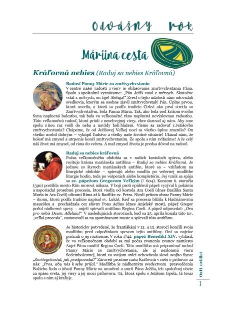 REGINA CAELI