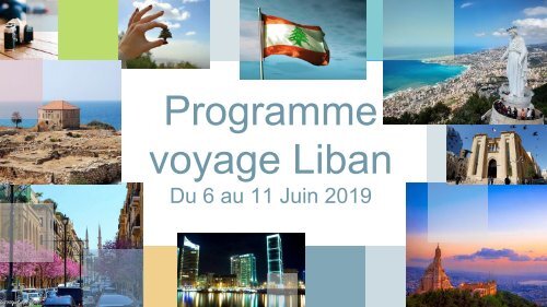 Programme Voyage Liban