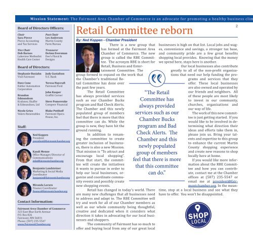 Chamber Newsletter - May 2019