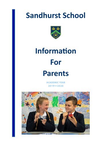 New Parent Information booklet 2019-20