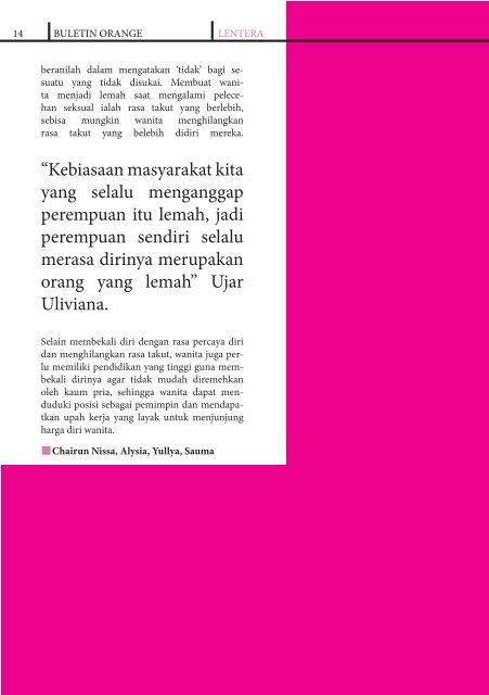 [BULETIN PEREMPUAN]