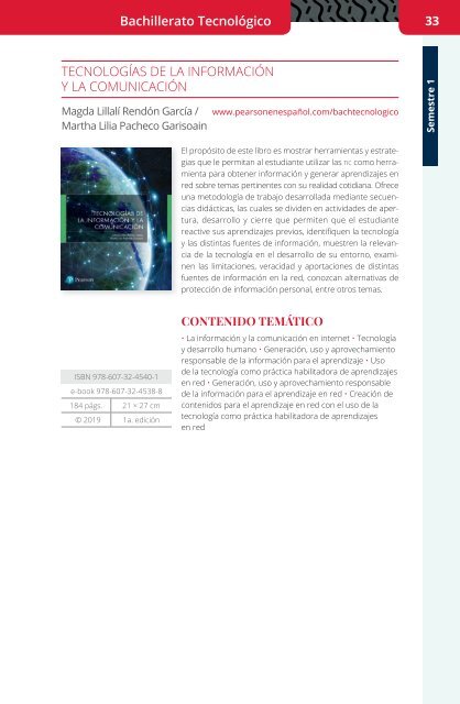 Catálogo Bachillerato 2019-2020