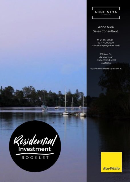 May 2019 Residential Investment Booklet