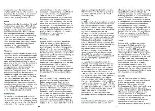 Initiative & Referendum Monitor 2004/2005