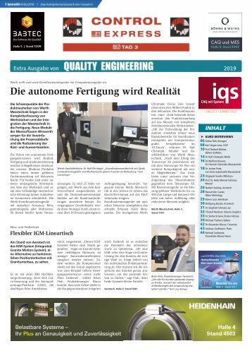 Messe Control 2019 - Tag 3
