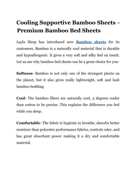 Premium Bamboo Bed Sheets | Durable bamboo bed sheets | Comfortable bamboo bedding