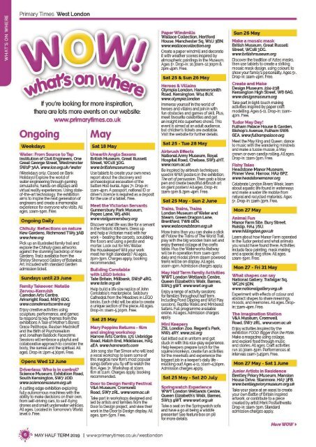 Primary Times West London May edition