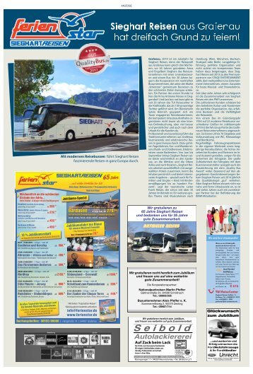 65 Jahre Sieghart Reisen 