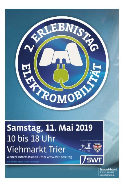 2. Erlebnistag Elektromobilität - Samstag, 11. Mai 2019