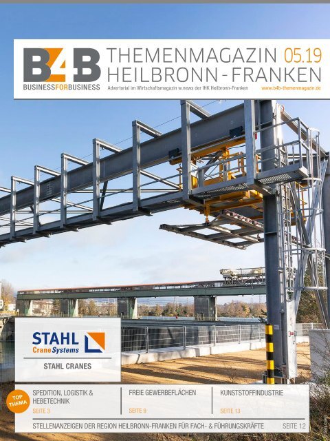 SPEDITION, LOGISTIK & HEBETECHNIK | B4B Themenmagazin 05.2019