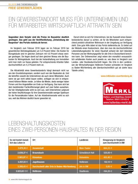 SPEDITION, LOGISTIK & HEBETECHNIK | B4B Themenmagazin 05.2019