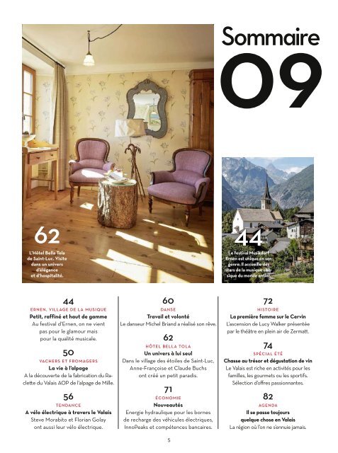 Magazine VALAIS - Numéro 9 - Mai 2019