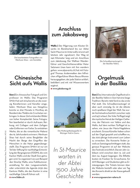 Magazin Wallis - Ausgabe 9 - Mai 2019