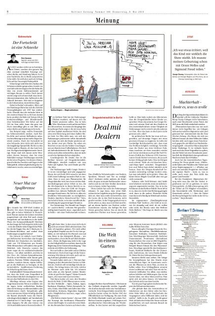 Berliner Zeitung 09.05.2019