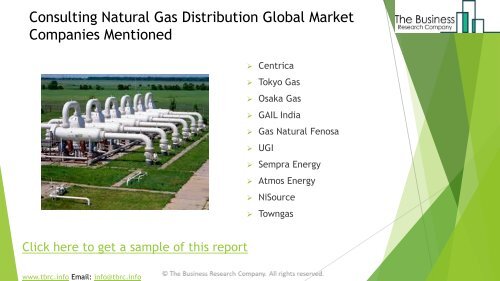 Natural Gas Distribution Global Market Report 2019