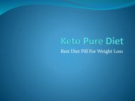  Keto Pure Diet Review: Benefits, Side Effects & Price Details