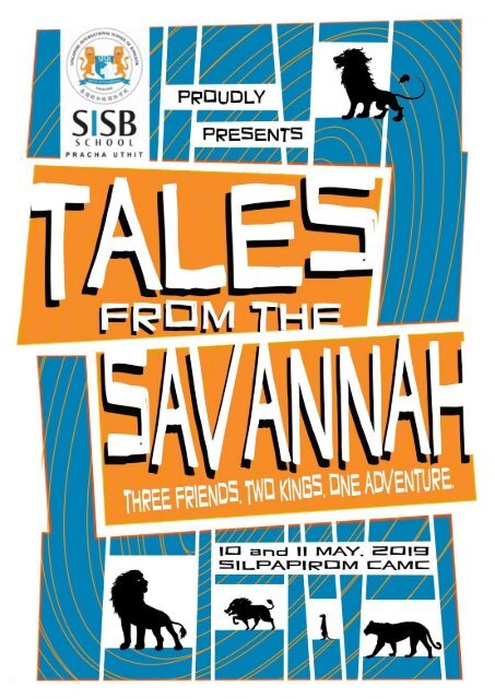 Tales From The Savannah (Souvenir Programme)