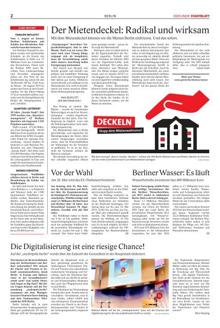 Berliner Stadtblatt Lichtenberg | Mai 2019