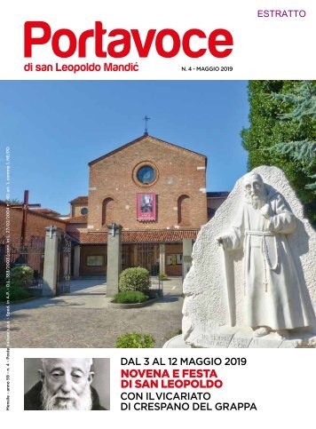 PORTAVOCE DI SAN LEOPOLDO MANDIC - maggio 2019