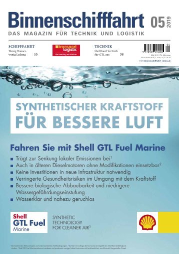 Binnenschifffahrt Mai 2019 – Online-Vorschau