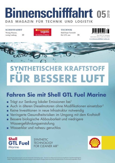 Binnenschifffahrt Mai 2019 – Online-Vorschau