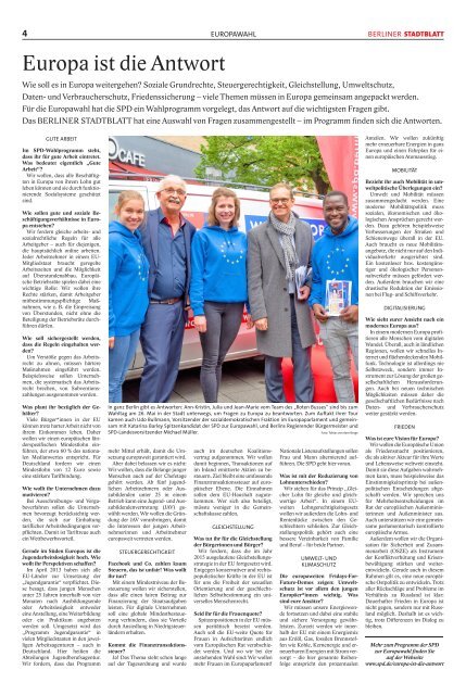 Berliner Stadtblatt Spandau | Mai 2019