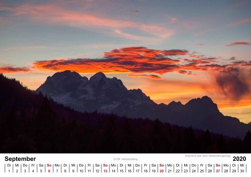 Zugspitzregion Kalender 2020 