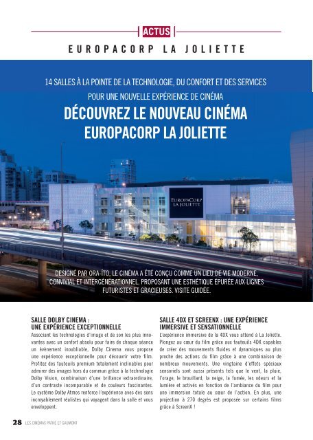 Les Cinémas Pathé Gaumont - Le mag - Mai 2019