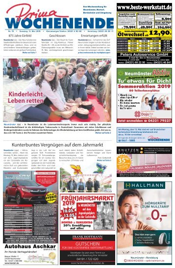 Prima Wochenende 19 2019