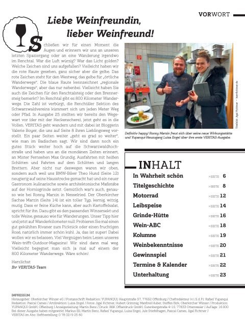 VERITAS - Das Genussmagazin - Ausgabe 26/2019