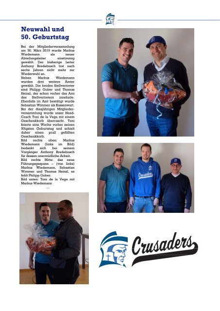 Home Run 2019 - Crusaders Magazin