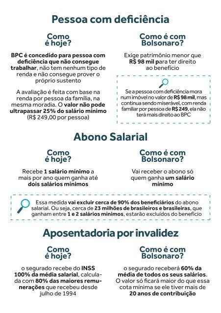 Cartilha sobre a Reforma da Previdência 